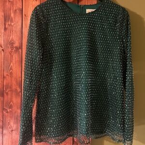 Hyacinth House Green Embellished long sleeve